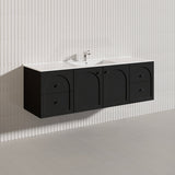 Lukka 1500mm Chester Federation Wall Hung PVC Vanity Single/Double Bowls Variant Colour Available