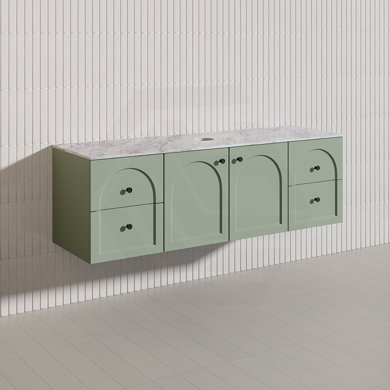 Lukka 1500mm Chester Federation Wall Hung PVC Vanity Single/Double Bowls Variant Colour Available