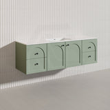 Lukka 1500mm Chester Federation Wall Hung PVC Vanity Single/Double Bowls Variant Colour Available