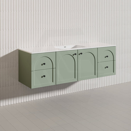 Lukka 1500mm Chester Federation Wall Hung PVC Vanity Single/Double Bowls Variant Colour Available