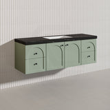 Lukka 1500mm Chester Federation Wall Hung PVC Vanity Single/Double Bowls Variant Colour Available