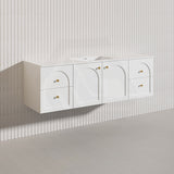 Lukka 1500mm Chester Federation Wall Hung PVC Vanity Single/Double Bowls Variant Colour Available