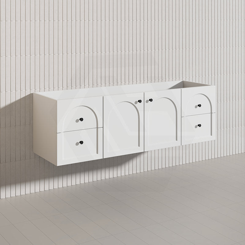 Lukka 1500mm Chester Federation Wall Hung PVC Vanity Single/Double Bowls Variant Colour Available