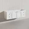 Lukka 1500mm Chester Federation Wall Hung PVC Vanity Single/Double Bowls Variant Colour Available