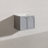 Lukka 600mm Chester Federation Wall Hung PVC Vanity Variant Colour Available