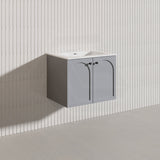 Lukka 600mm Chester Federation Wall Hung PVC Vanity Variant Colour Available