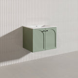 Lukka 600mm Chester Federation Wall Hung PVC Vanity Variant Colour Available