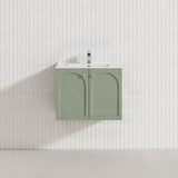 Lukka 600mm Chester Federation Wall Hung PVC Vanity Variant Colour Available