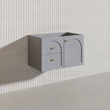 Lukka 750mm Chester Federation Wall Hung PVC Vanity Variant Colour Available