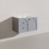 Lukka 750mm Chester Federation Wall Hung PVC Vanity Variant Colour Available