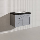 Lukka 750mm Chester Federation Wall Hung PVC Vanity Variant Colour Available