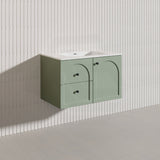 Lukka 750mm Chester Federation Wall Hung PVC Vanity Variant Colour Available