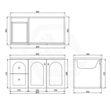 Lukka 600-1500mm Chester Federation Wall Hung PVC Vanity Variant Colour Available