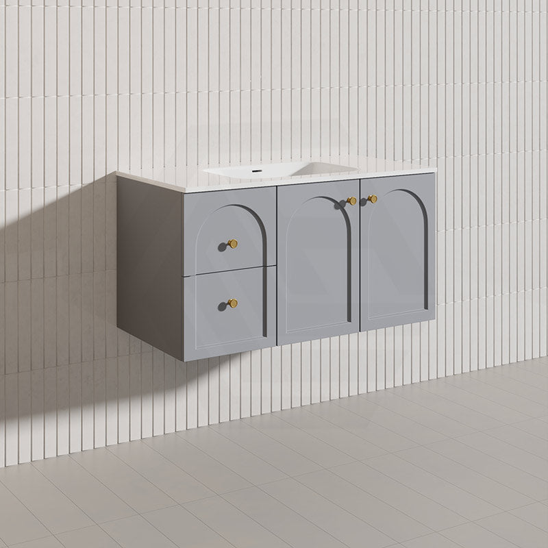 Lukka 900mm Chester Federation Wall Hung PVC Vanity Variant Colour Available