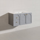 Lukka 900mm Chester Federation Wall Hung PVC Vanity Variant Colour Available