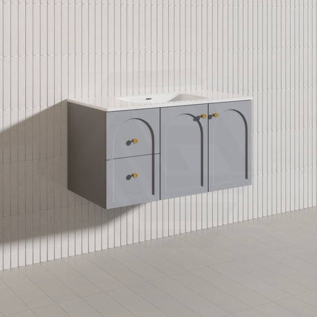 Lukka 900mm Chester Federation Wall Hung PVC Vanity Variant Colour Available