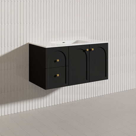 Lukka 900mm Chester Federation Wall Hung PVC Vanity Variant Colour Available