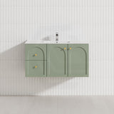 Lukka 900mm Chester Federation Wall Hung PVC Vanity Variant Colour Available