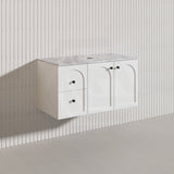 Lukka 900mm Chester Federation Wall Hung PVC Vanity Variant Colour Available