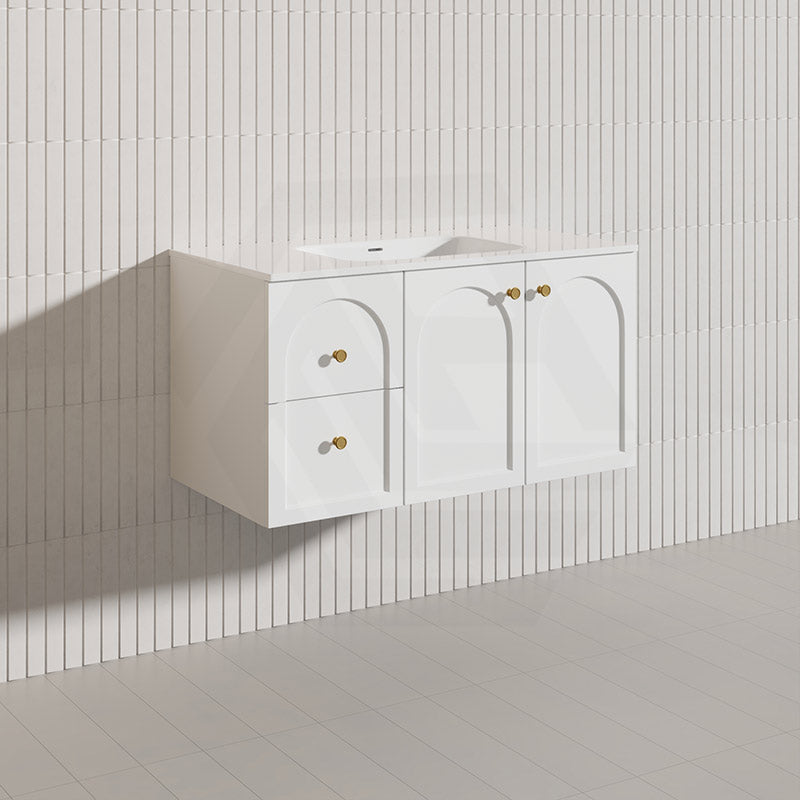 Lukka 900mm Chester Federation Wall Hung PVC Vanity Variant Colour Available