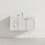 Lukka 900mm Chester Federation Wall Hung PVC Vanity Variant Colour Available