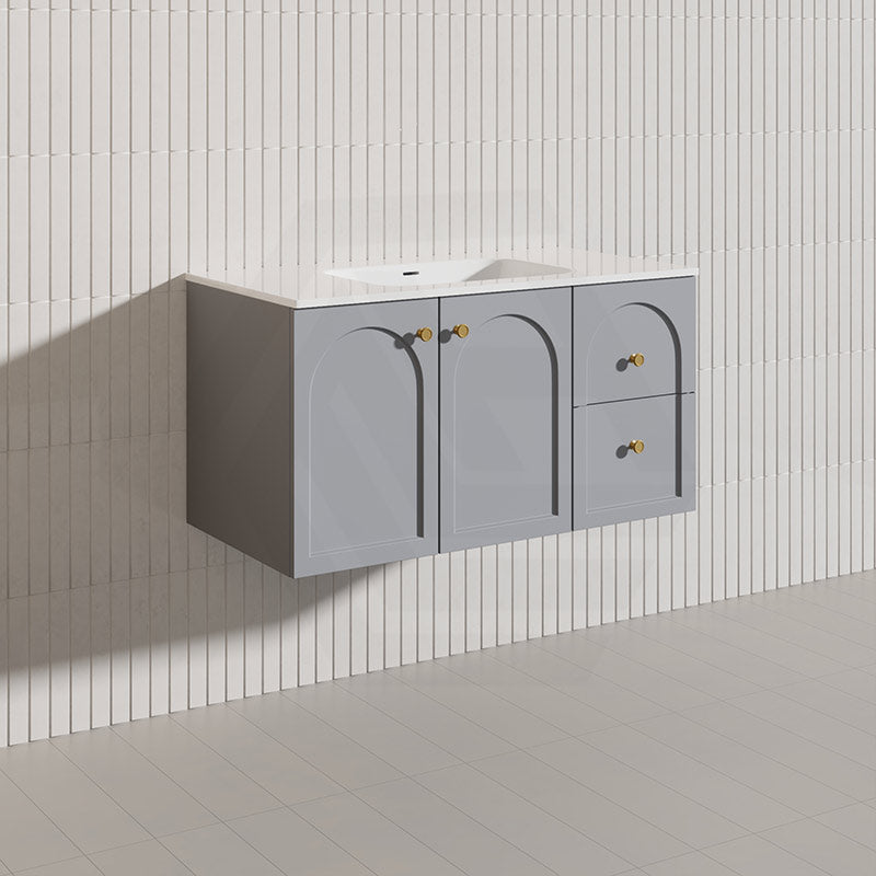 Lukka 900mm Chester Federation Wall Hung PVC Vanity Variant Colour Available