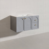 Lukka 900mm Chester Federation Wall Hung PVC Vanity Variant Colour Available