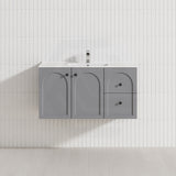 Lukka 900mm Chester Federation Wall Hung PVC Vanity Variant Colour Available