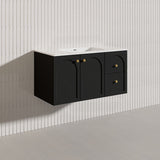 Lukka 900mm Chester Federation Wall Hung PVC Vanity Variant Colour Available