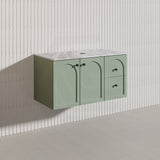 Lukka 900mm Chester Federation Wall Hung PVC Vanity Variant Colour Available