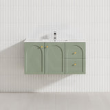 Lukka 900mm Chester Federation Wall Hung PVC Vanity Variant Colour Available
