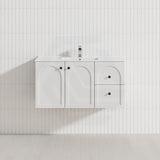 Lukka 900mm Chester Federation Wall Hung PVC Vanity Variant Colour Available