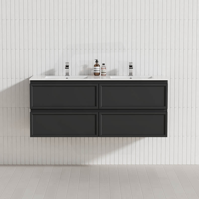 Lukka 600-1500mm New Hamilton Federation Slim Wall Hung PVC Vanity Variant Colour Available