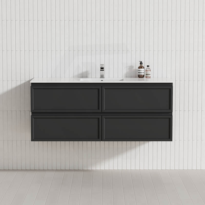 Lukka 600-1500mm New Hamilton Federation Slim Wall Hung PVC Vanity Variant Colour Available