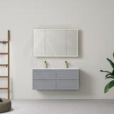 Lukka 600-1500mm New Hamilton Federation Slim Wall Hung PVC Vanity Variant Colour Available