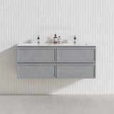 Lukka 600-1500mm New Hamilton Federation Slim Wall Hung PVC Vanity Variant Colour Available