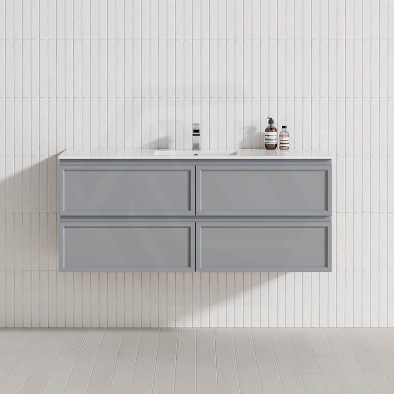 Lukka 600-1500mm New Hamilton Federation Slim Wall Hung PVC Vanity Variant Colour Available