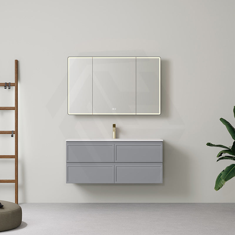 Lukka 600-1500mm New Hamilton Federation Slim Wall Hung PVC Vanity Variant Colour Available