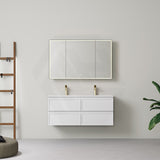 Lukka 600-1500mm New Hamilton Federation Slim Wall Hung PVC Vanity Variant Colour Available