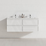 Lukka 600-1500mm New Hamilton Federation Slim Wall Hung PVC Vanity Variant Colour Available