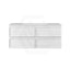 Lukka 600-1500mm New Hamilton Federation Slim Wall Hung PVC Vanity Variant Colour Available