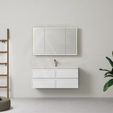Lukka 600-1500mm New Hamilton Federation Slim Wall Hung PVC Vanity Variant Colour Available