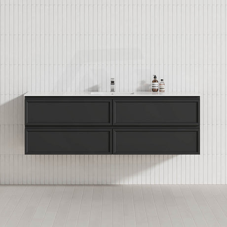 Lukka 600-1500mm New Hamilton Federation Slim Wall Hung PVC Vanity Variant Colour Available