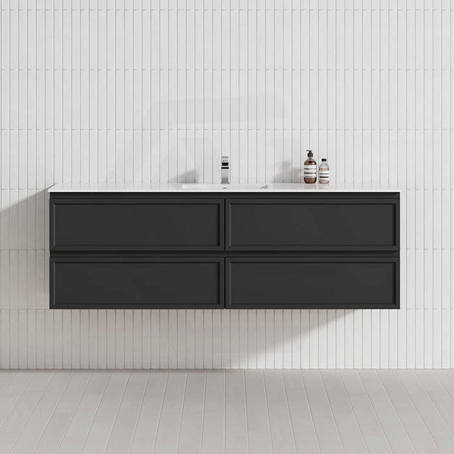 Lukka 600-1500mm New Hamilton Federation Slim Wall Hung PVC Vanity Variant Colour Available