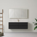 Lukka 600-1500mm New Hamilton Federation Slim Wall Hung PVC Vanity Variant Colour Available