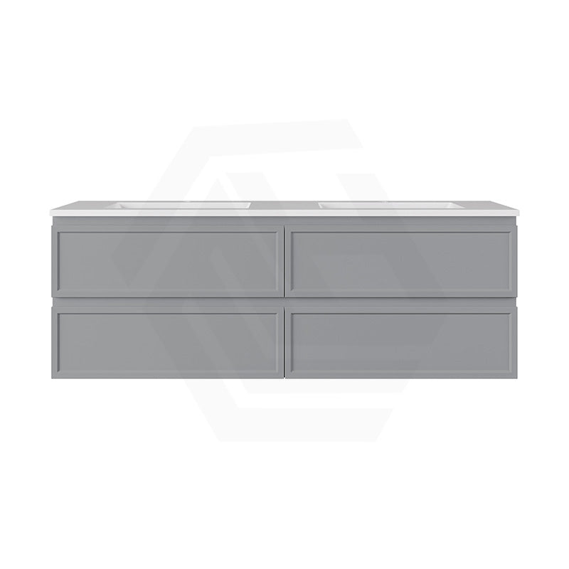 Lukka 600-1500mm New Hamilton Federation Slim Wall Hung PVC Vanity Variant Colour Available