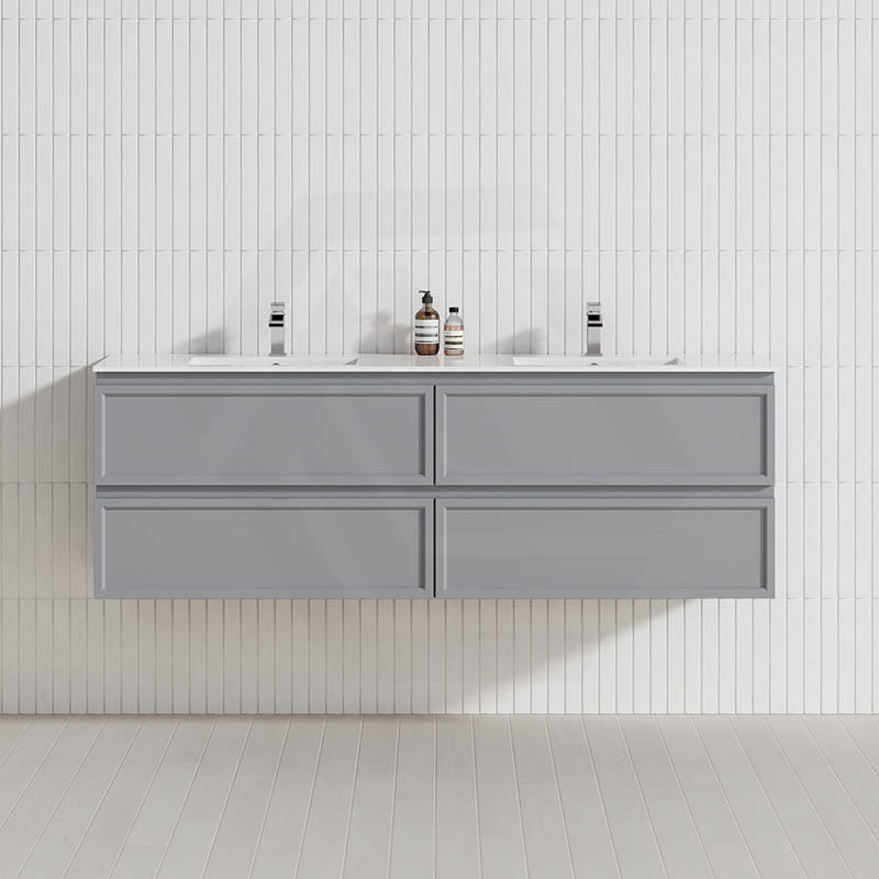 Lukka 600-1500mm New Hamilton Federation Slim Wall Hung PVC Vanity Variant Colour Available