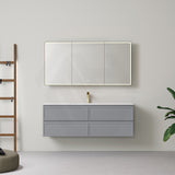 Lukka 600-1500mm New Hamilton Federation Slim Wall Hung PVC Vanity Variant Colour Available