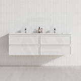 Lukka 600-1500mm New Hamilton Federation Slim Wall Hung PVC Vanity Variant Colour Available