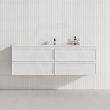 Lukka 600-1500mm New Hamilton Federation Slim Wall Hung PVC Vanity Variant Colour Available
